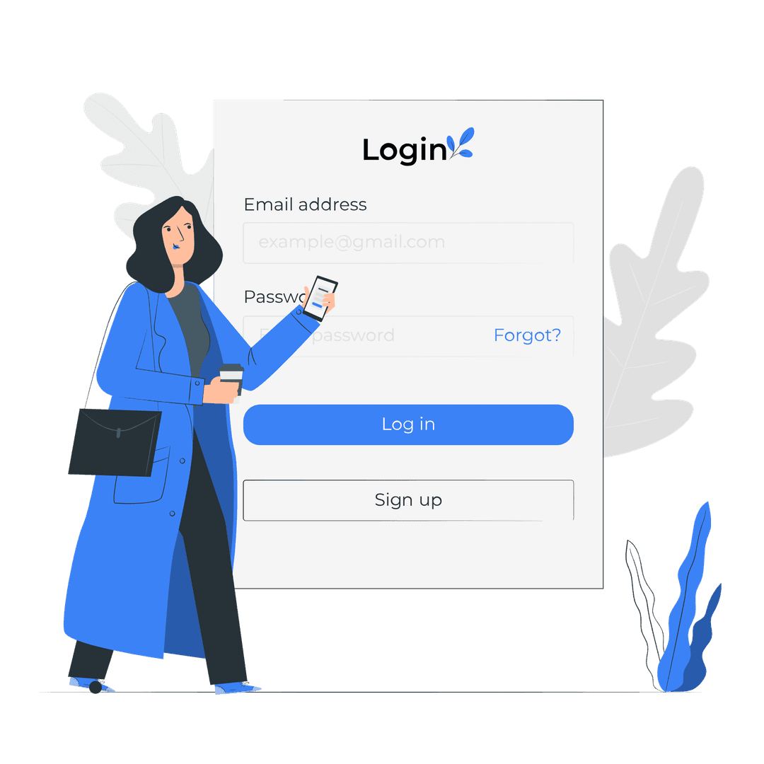 Person logging into Speed Xpress