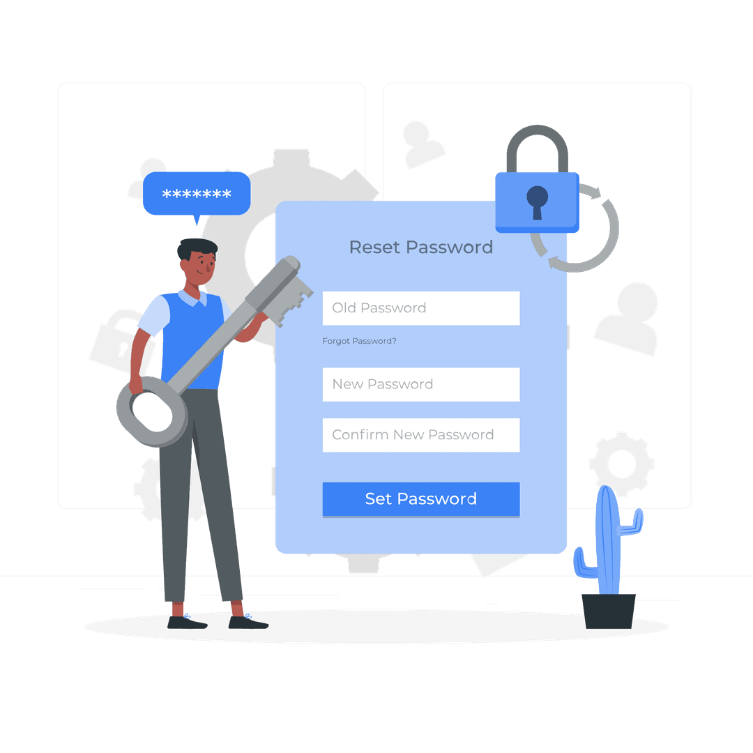 Password reset illustration